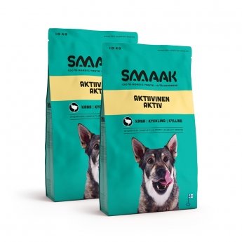 SMAAK Dog Adult Active 2 x 10 kg