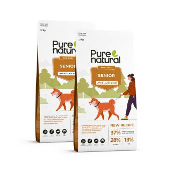 Purenatural Dog Senior Lamb, Salmon & Duck 2 x 12 kg