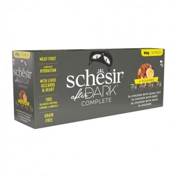 Schesir Cat Adult After Dark Multipack 12 x 80 g