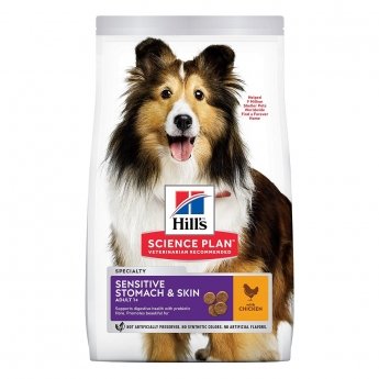 Hill&#39;s Science Plan Dog Adult Sensitive Stomach & Skin Medium Chicken