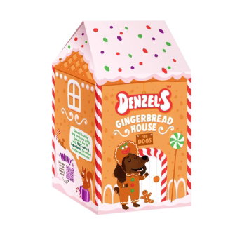 Denzel&rsquo;s Gingerbread House Gift Box Julgodis till Hund