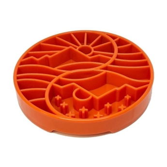 SodaPup Slow Feeder Ying Yang Orange 20 cm