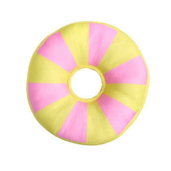 Little&Bigger Hot Summer Flytande Hundleksak Ring Rosa/Gul 19 cm