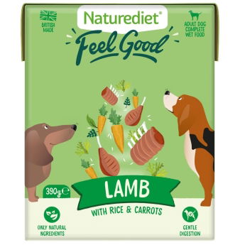 Naturediet Feel Good Lamm (390 gram)