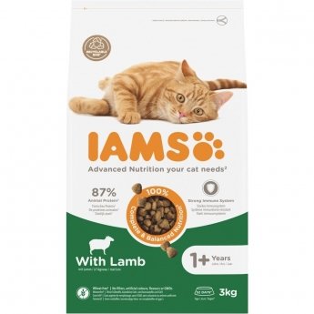 Iams for Vitality Cat Adult Lamb (3 kg)