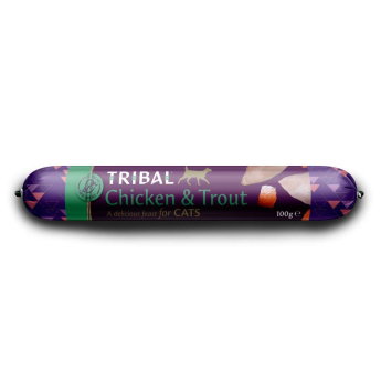 Tribal Cat Chicken & Trout Sausage 100 g