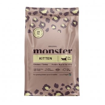 Monster Kitten Original Kyckling & Kalkon (2 kg)