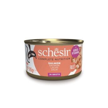 Schesir Cat Adult Salmon in Broth 85 g