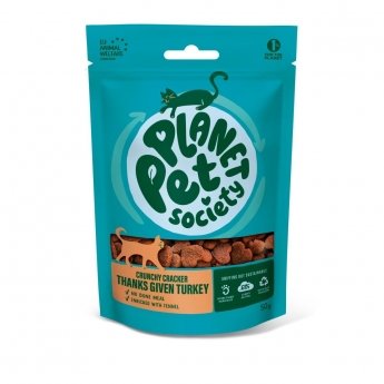 Planet Pet Society Cat Crunchy Cracker Thanks Given Turkey 50 g