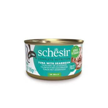 Schesir Cat Adult Tuna & Sea bream in Jelly 85 g