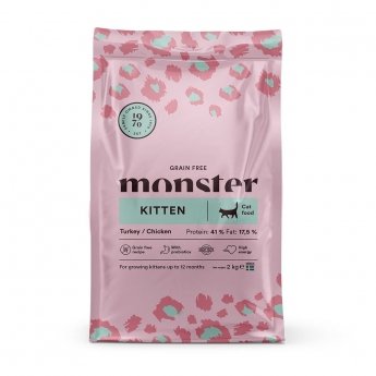 Monster Kitten Grain Free Kalkon & Kyckling (2 kg)