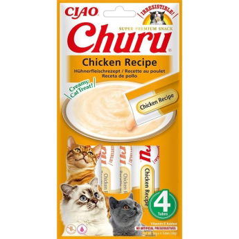 Churu Creamy Flytande Kattgodis Kyckling 4-pack