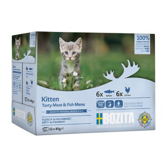 Bozita Kitten Multibox i Sås 12x85 g