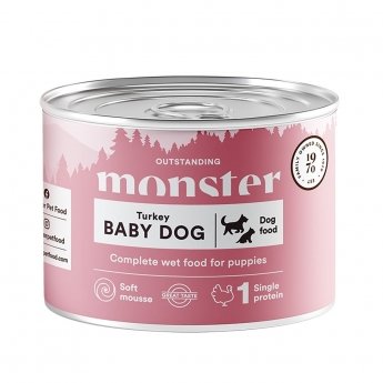 Monster Puppy Baby Mousse Kalkon 190 g