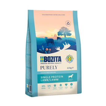 Bozita Dog Adult Purely Grain Free Single Protein Lamm (2,5 kg)