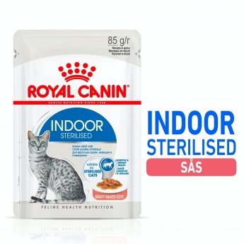 Royal Canin Cat Adult Indoor Sterilised Gravy 12x85 g