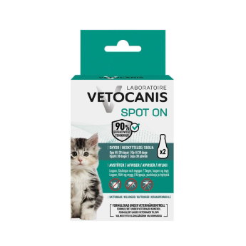 Vetocanis Anti-parasit Spot on Kitten 2 x 0,6 ml