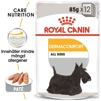 Royal Canin Dermacomfort Adult Loaf v&aring;tfoder f&ouml;r hund 12x85 g