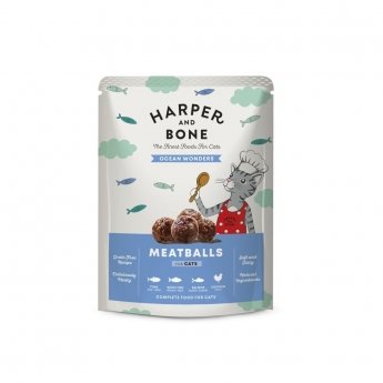 Harper&Bone Cat Adult Meatballs Ocean Wonders 85 g