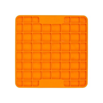 LickiMat Playdate Slickmatta Mini Orange 15 cm