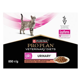 Purina Pro Plan Veterinary Diets Cat UR St/Ox Urinary Salmon 10x85 g