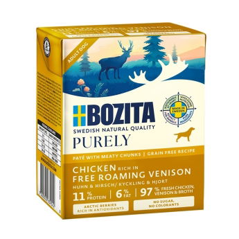 Bozita Dog Adult Purely Paté Hjort 370 g