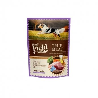 Sam&#39;s Field Dog Adult Duck & Turkey with Linseed Oil 260 g