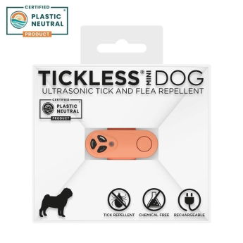 Tickless Mini Dog Elektronisk F&auml;stingavvisare (Orange)