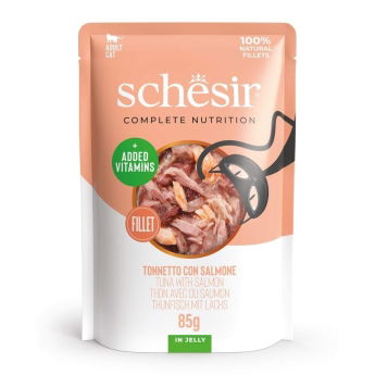 Schesir Cat Adult Tuna & Salmon in Jelly 85 g
