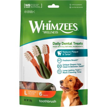 Whimzees Tandborste Large 6-pack