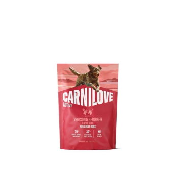 Carnilove Dog Adult Active Venison, Reindeer & Wild boar (1,5 kg)