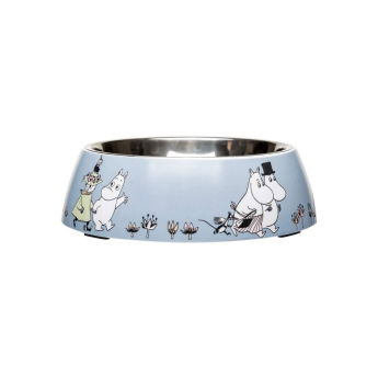 Moomin for Pets Matsk&aring;l till Hund och Katt (XL  Bl&aring;)