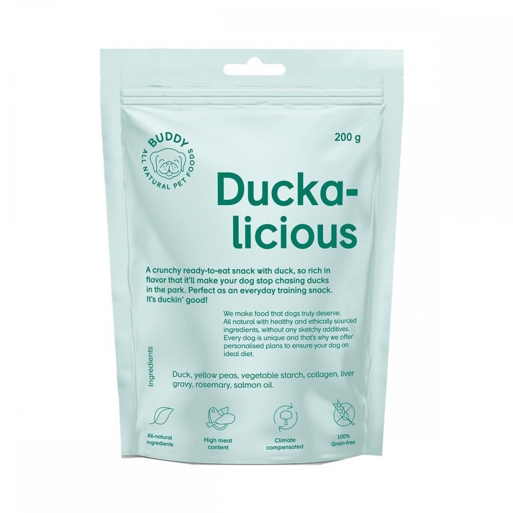 Buddy Petfoods Duckalicious Hundgodis 200 g