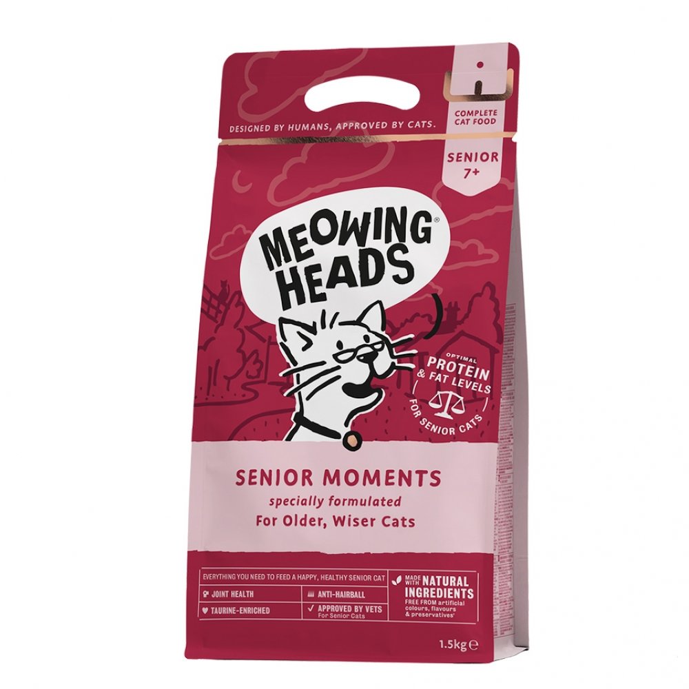 Meowing Heads Senior Moments (15 kg)