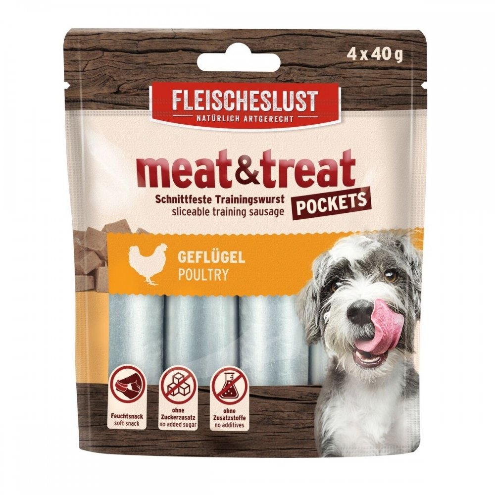 MeatLove MEAT & trEAT-Pockets Poultry 4x40g