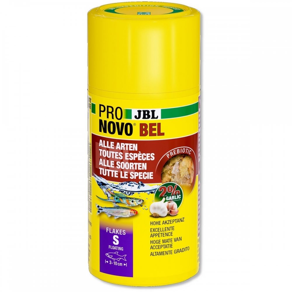 Produktfoto för JBL Pronovo Bel Flakes S Fiskfoder för Unga Fiskar 100 ml