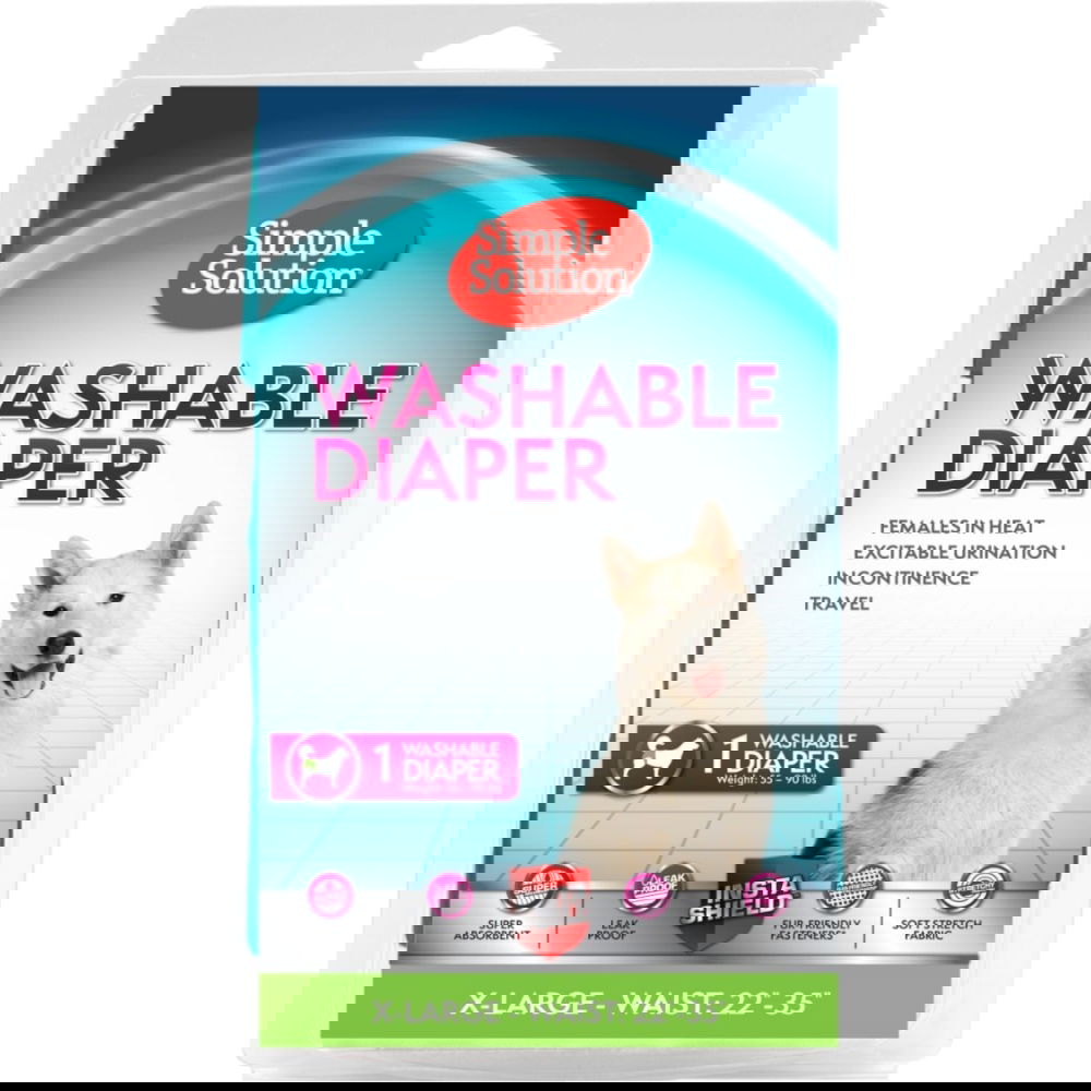 Simple Solution Washable Diaper Blöja till Hund (XL)