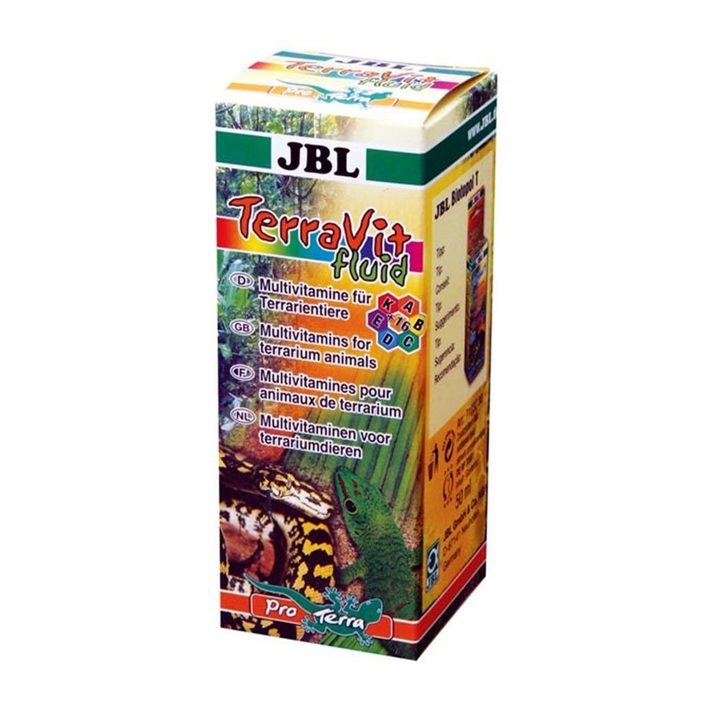 Produktfoto för JBL TerraVit Fluid Multivitamin till Reptil 50 ml