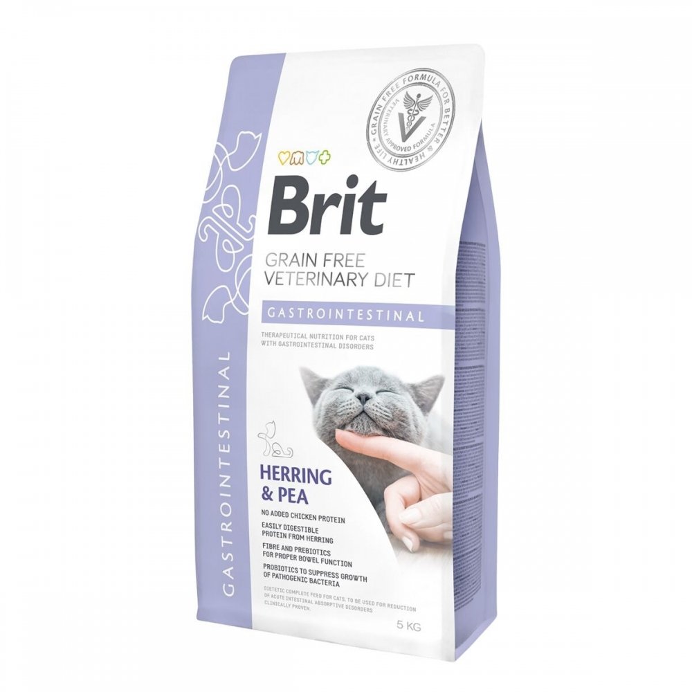 Brit Veterinary Diet Cat Gastrointestinal Grain Free Herring & Pea (5 kg)