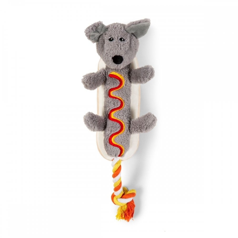Little&Bigger Tasty Feast Furry Hot Dog Grå