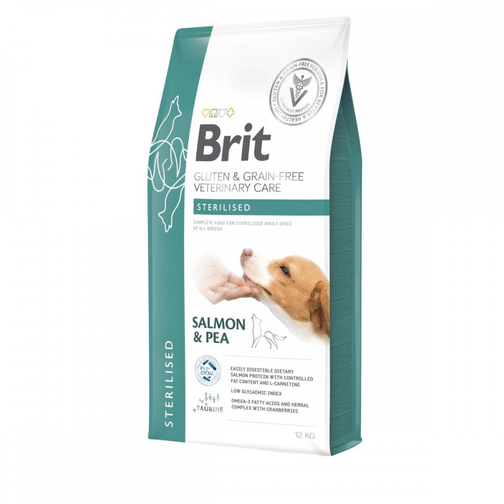 Brit Veterinary Care Dog Grain Free Sterilised Salmon & Pea (12 kg)