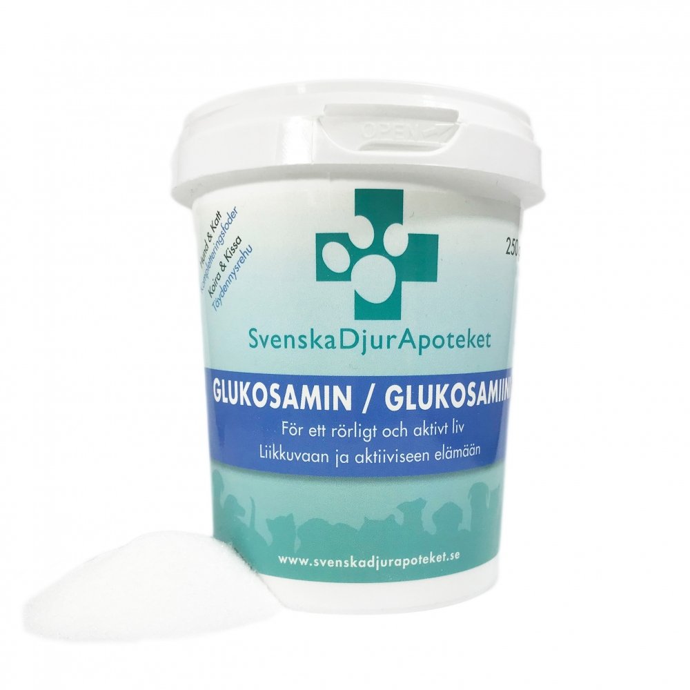 Produktfoto för Svenska Djurapoteket Glukosamin (120 g)