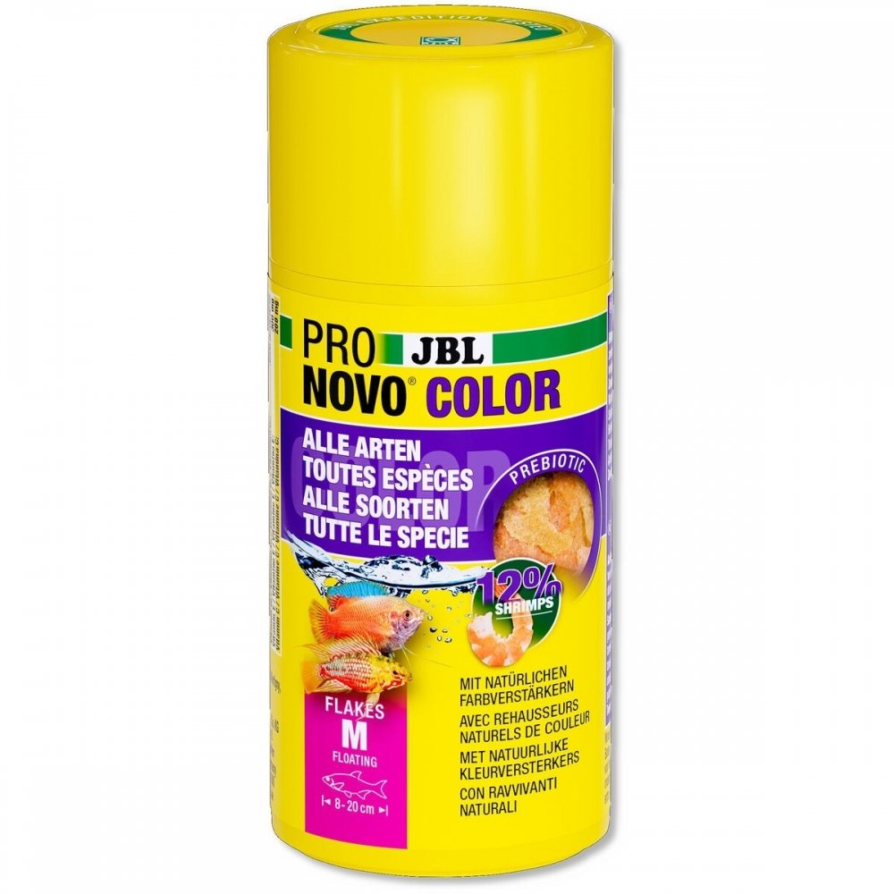 Image of JBL Pronovo Color Flakes M Fiskfoder 250 ml
