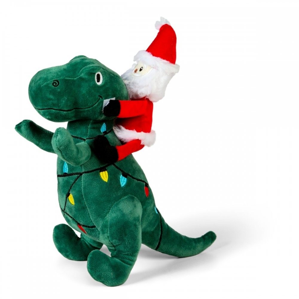 Little&Bigger QuirkyX-mas Tree-Rex with Santa