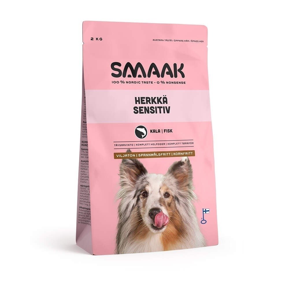 SMAAK Dog Adult Grain Free Sensitive Fisk (2 kg)