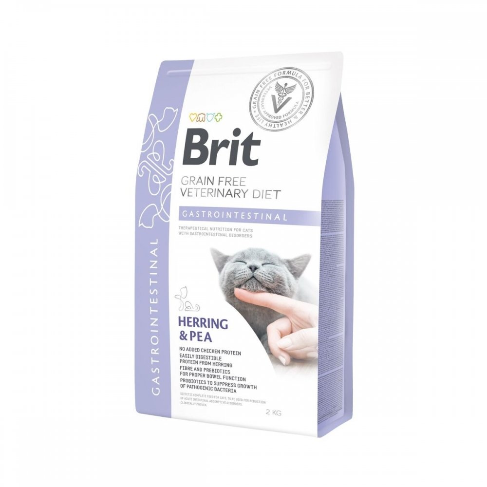 Brit Veterinary Diet Cat Gastrointestinal Grain Free Herring & Pea (2 kg)