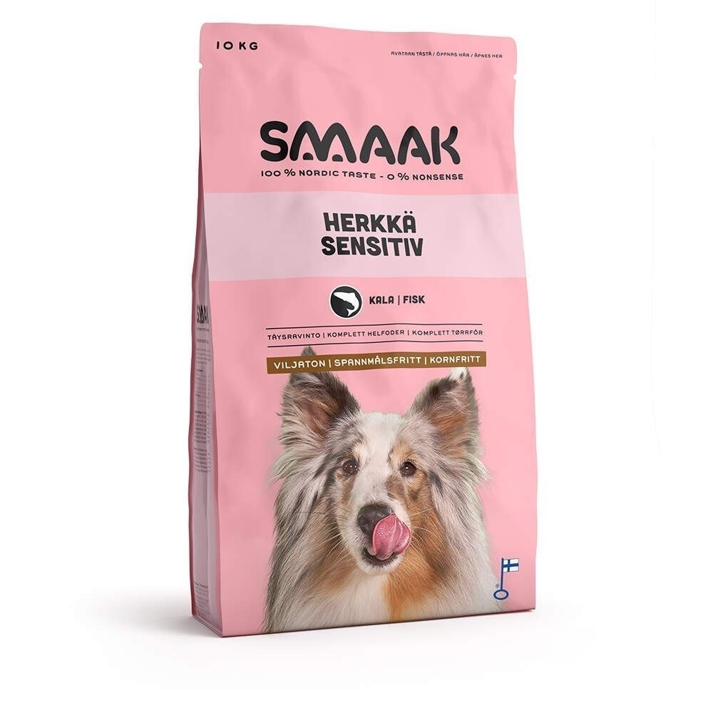 SMAAK Dog Adult Grain Free Sensitive Fisk (10 kg)