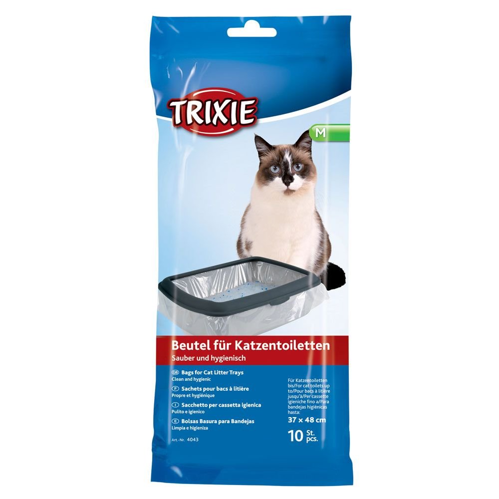 Trixie Kattlådspåsar 10-pack 37 x 48 cm (M)