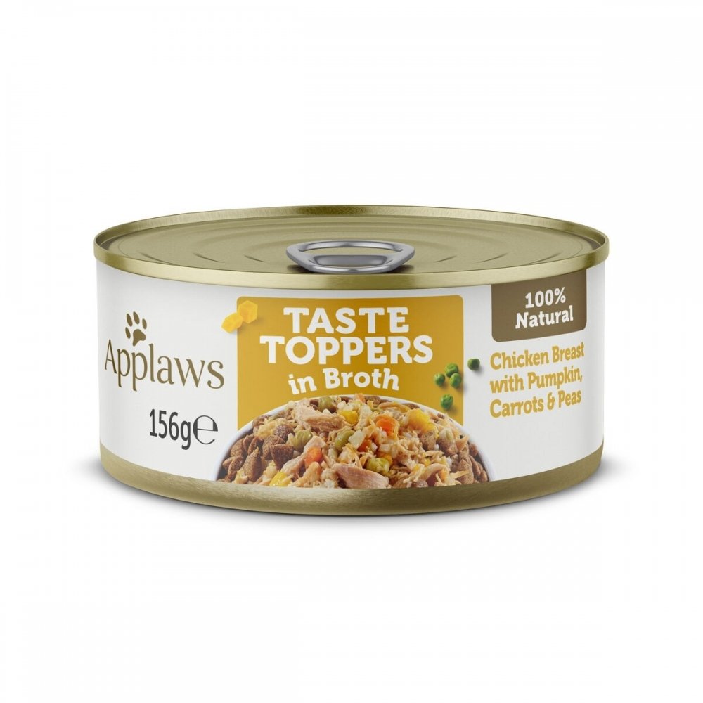 Applaws Taste Toppers Chicken breast with Pumpkin Carrots & Peas 156 g