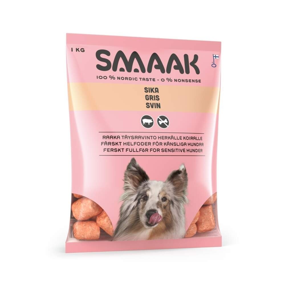 SMAAK Dog Raw Complete Adult Sensitive Gris 1 kg